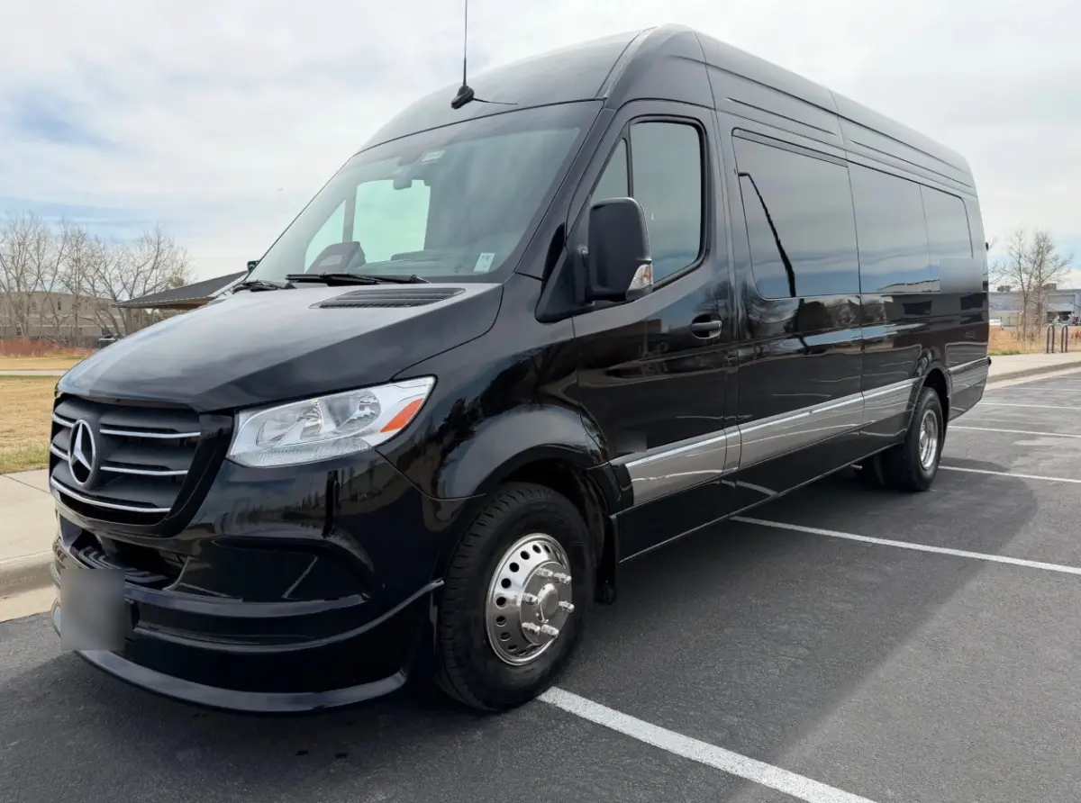 Colorado 13 passenger black executive Sprinter